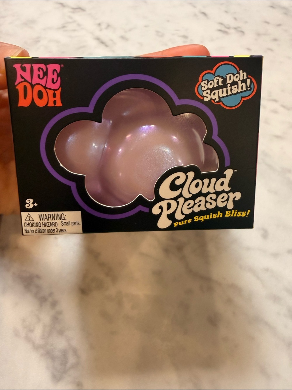 New In Box Never Opened NeeDoh Cloud Pleaser Soft Doh Squish - Iridescent Purple - Picture 2 of 5